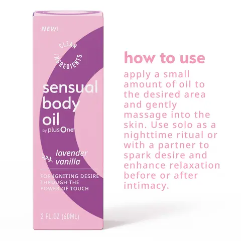 Sensual Body Oil – Lavender Vanilla Massage Oil