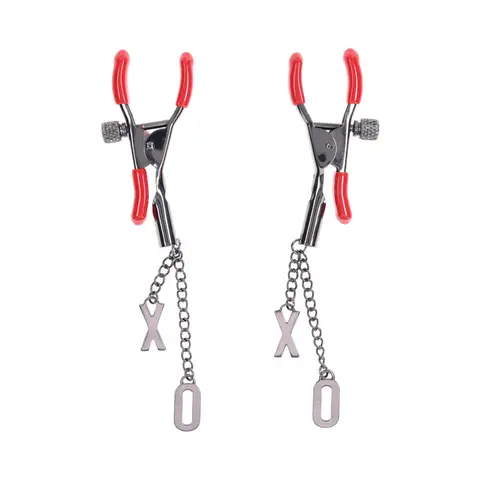 Sportsheets Sex & Mischief Ex's & Oh's Nipple Clamps