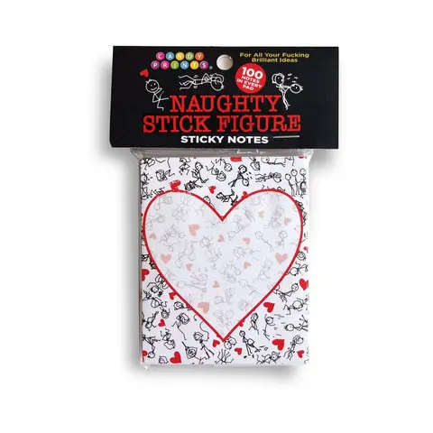 Naughty Stick Figure Sticky Notes