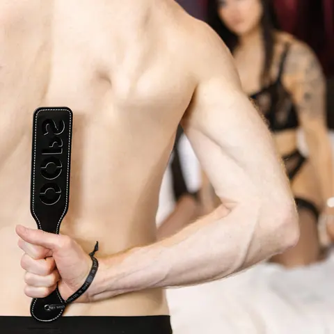 SEI MIO Double Trouble Shhh/Oops Double-Sided Paddle