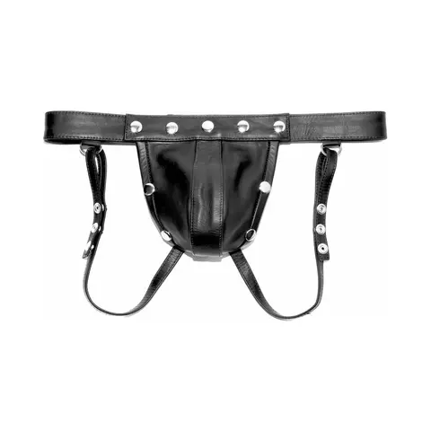 Prowler RED Leather Harness Jock Strap S