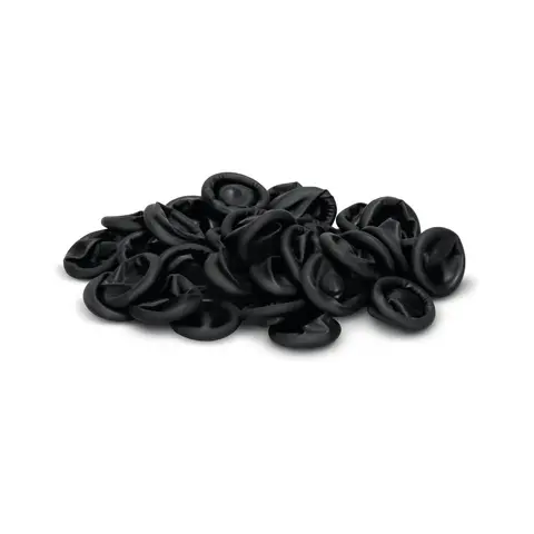 b-Vibe Essentials Anal Play Finger Cots 50-Piece Black