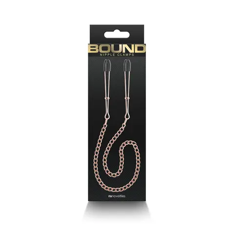 Bound Nipple Clamps DC3 Rose Gold