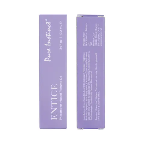 Pure Instinct Pheromone Perfume Oil Entice Roll-On 0.34 oz.