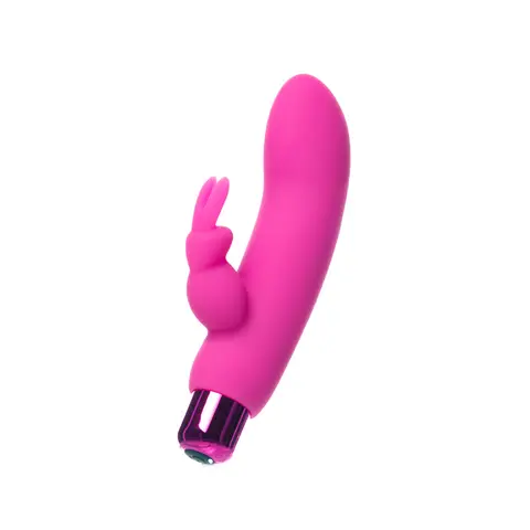 Powerbullet Alice's Bunny Rechargeable Bullet Vibrator with Silicone Rabbit Sleeve in Pink