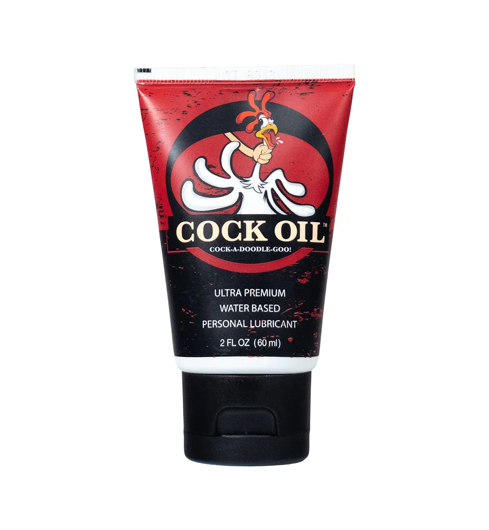 Cock Oil Water-Based Lubricant Squeeze Tube 2 oz.