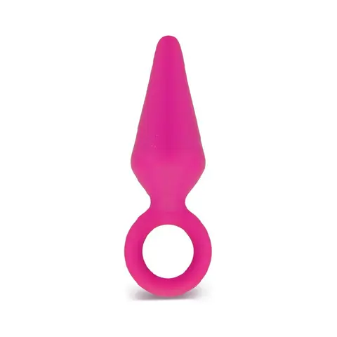 Luxe Candy Rimmer Small Silicone Anal Plug Pink