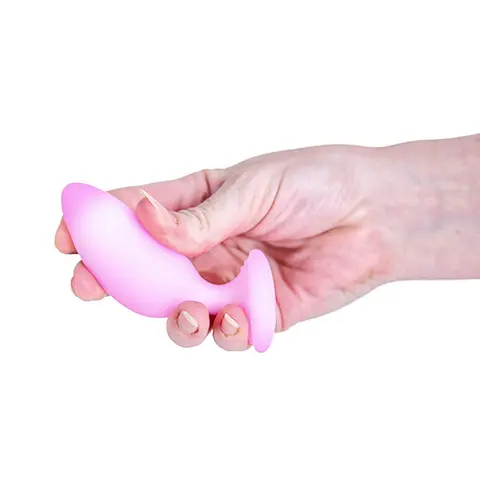 Softies Dual Layer Butt Plug 4 in. in Pink