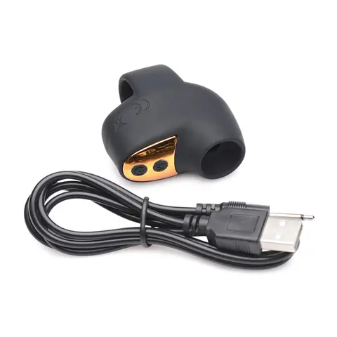 Shegasm Mini 12X Mini Silicone Clit Stimulator in Black