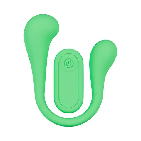 LoveLine FlexEase Bend Vibe Liquid Silicone in Green
