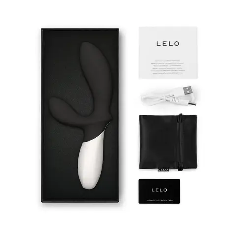 LELO LOKI Wave 2 Rechargeable Silicone Dual Stimulation Prostate Vibrator Black