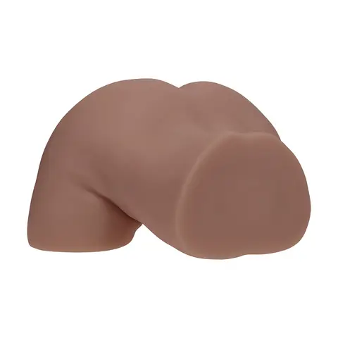 Xkin Bodyforms Clara Vossin Dual Entry Vibrating Masturbator Brown