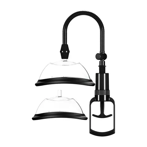 PUMPED Manual Vulva Pump in Black