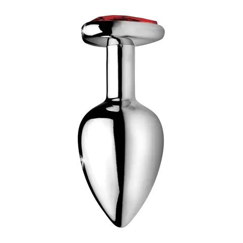 Booty Sparks Red Heart Gem Anal Plug Medium