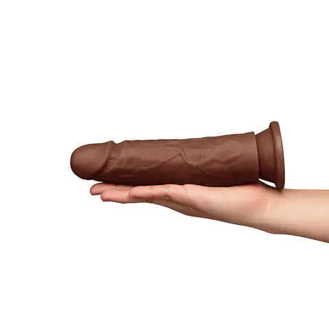 Together Tones 7.75 in. Realistic Dildo Dark