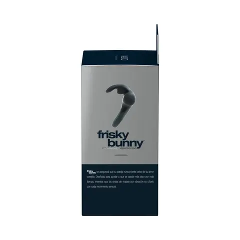 VeDO Frisky Bunny Rechargeable Vibrating Ring - Black Pearl