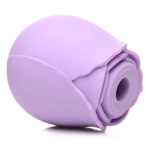 Bloomgasm 10X Wild Rose Silicone Suction Clit Stimulator in Purple