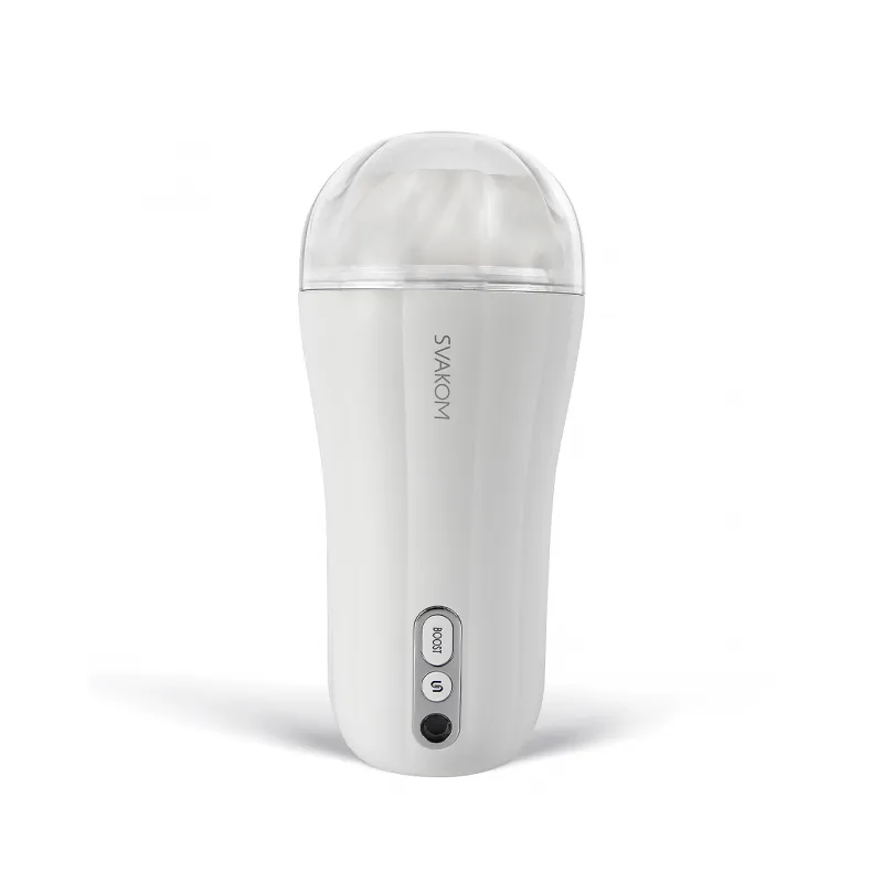 Svakom Robin Vibrating Masturbator White
