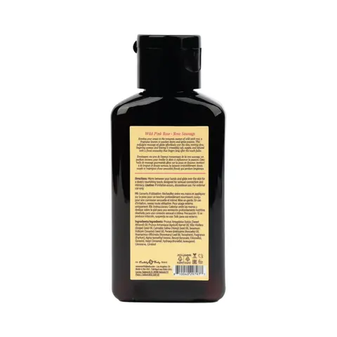 Earthly Body At Night Aphrodisiac Massage Oil Wild Pink Rose 2 oz.