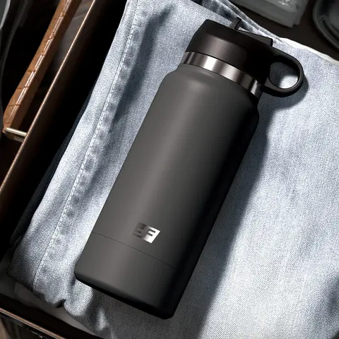 PDX Plus Fuck Flask Secret Delight Discreet Stroker Grey Bottle in Brown