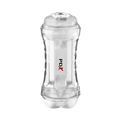 PDX Extreme Wet Pussies Super Flip-A-Pussy Over Self-Lubricating Stroker Frosted