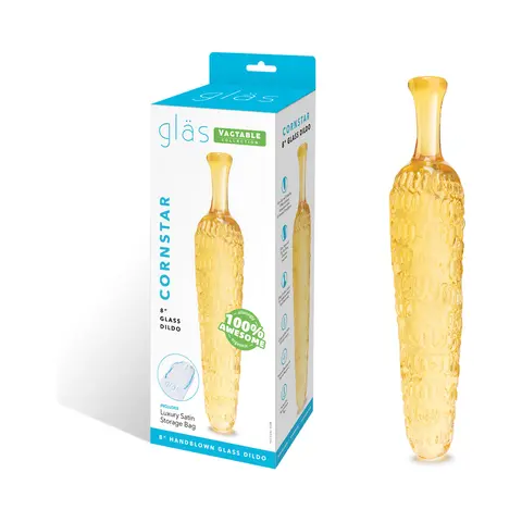 Glas Cornstar 8 in. Glass Dildo