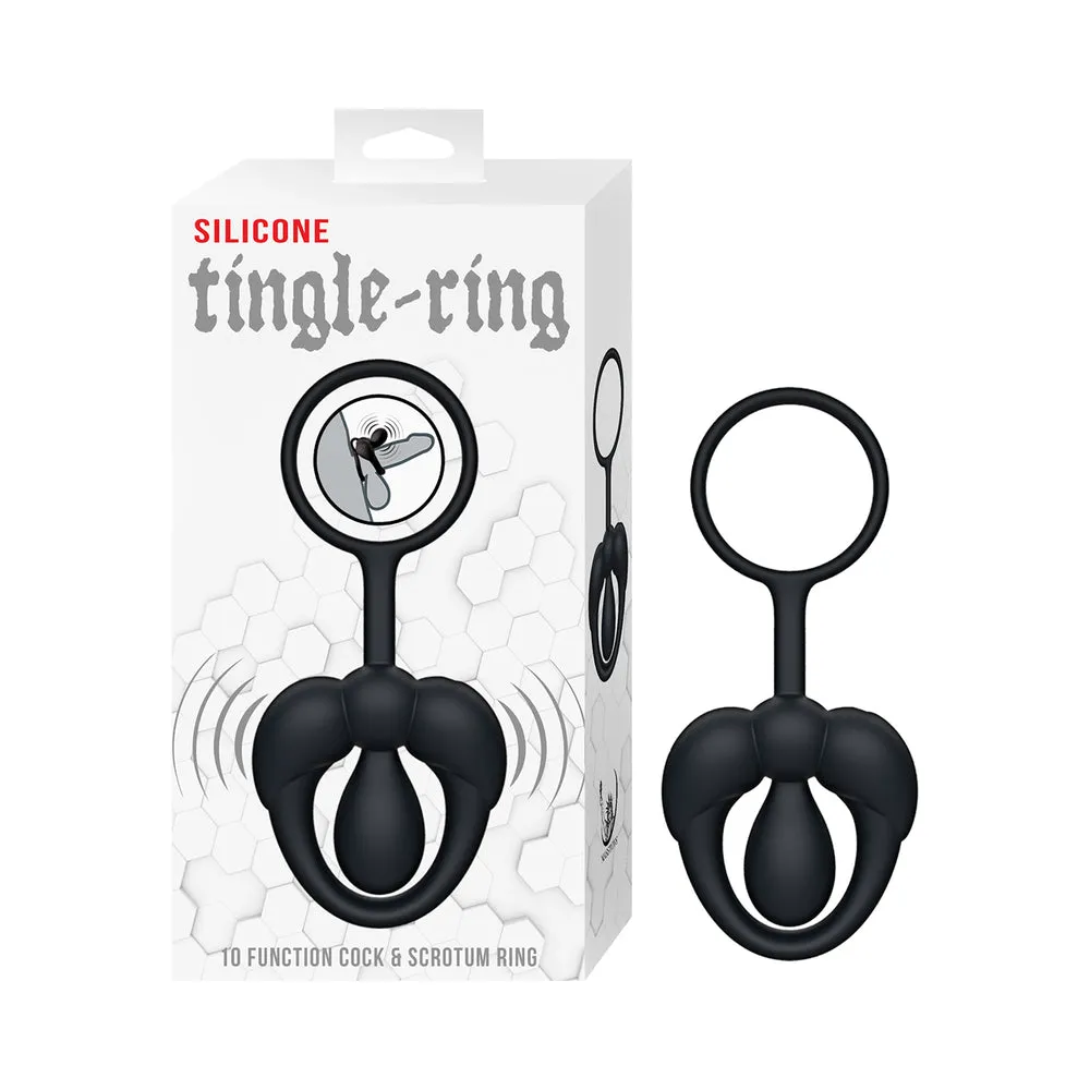 Silicone Tingle Ring Black