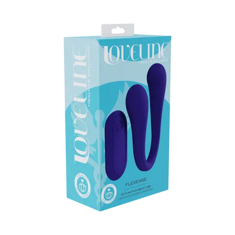LoveLine FlexEase Bend Vibe Liquid Silicone in Purple