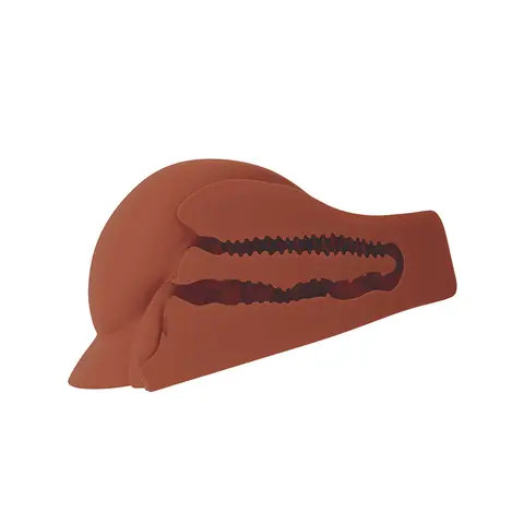 PDX Plus Perfect Ass XL Dual Entry Masturbator in Brown