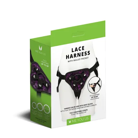 Me You Us Adjustable Harness in Purple