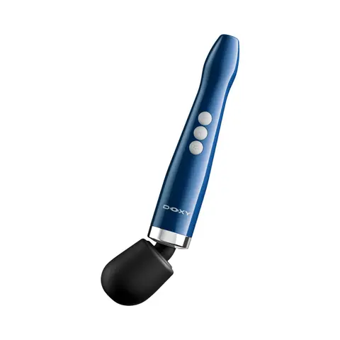 Doxy Die Cast Compact Cordless Wand in Blue