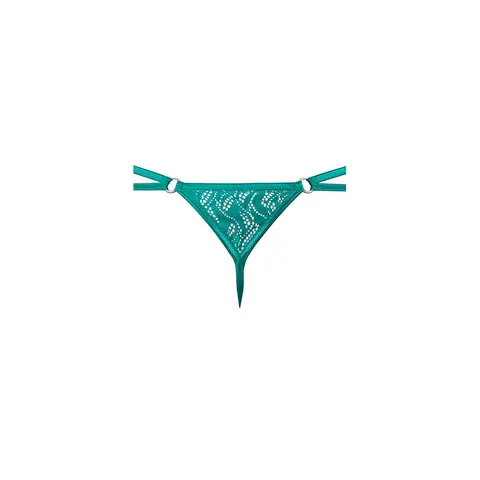 Male Power Ripple Micro V String Teal L/XL