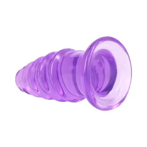 Crystal Jellies Anal Twist 7 in. in Purple