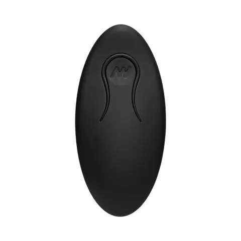 A-Play Vibe Adventurous Rechargeable Silicone Anal Plug with Remote in Black