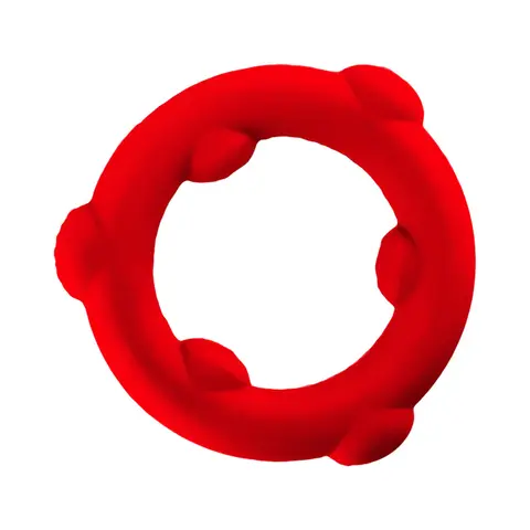 Oxballs Spinner Single Silicone Ring in Red
