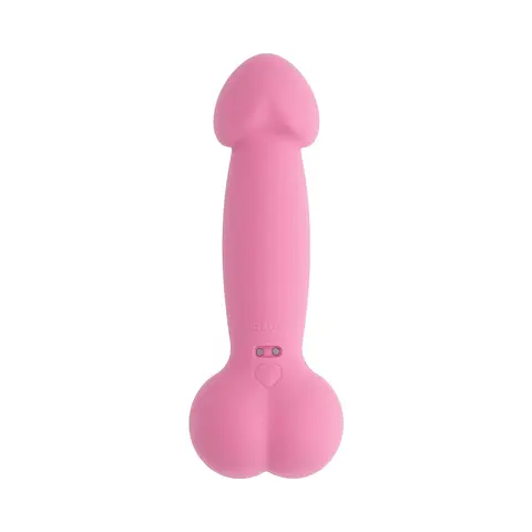 Selopa A Bit Nutty Floppy Phallic Mini Vibrator Pink