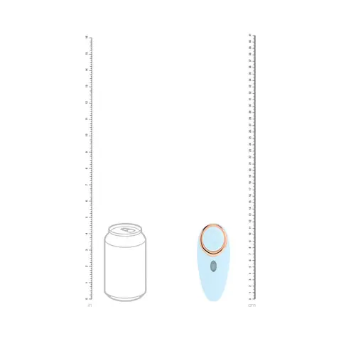 LoveLine Aurie AirTapTech Rechargeable Vibrator in Blue