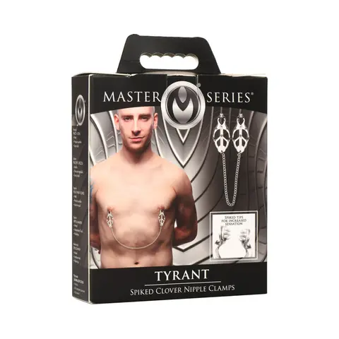 Master Series Tyrant Spiked Clover Nipple Clamps