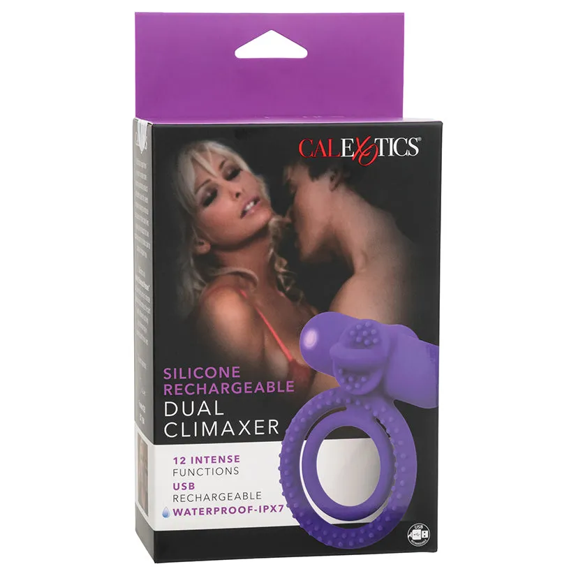 Silicone Rechargeable Dual Climaxer