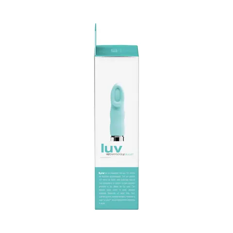 VeDO Luvplus Rechargeable Vibe - Tease Me Turquoise