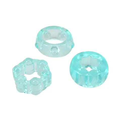 Crystal Jellies Performance Ring Set in Teal