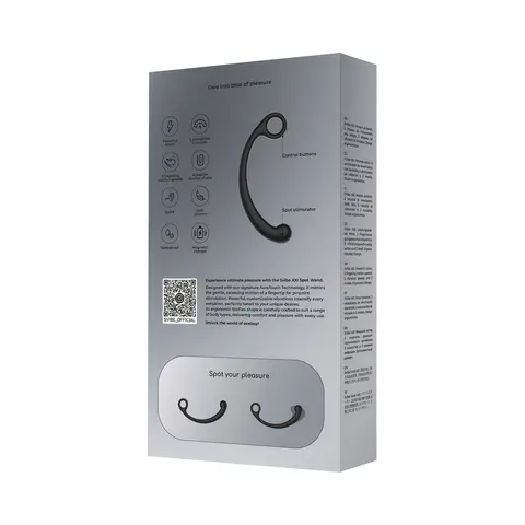 SVibe Snail AXI Spot Wand Granite Noir