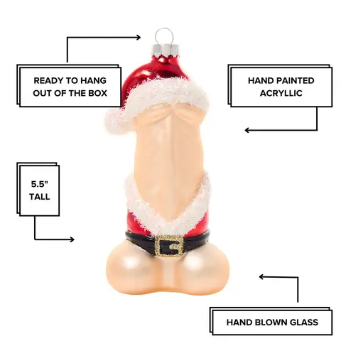 Cheeky Pornament Little Saint Nick