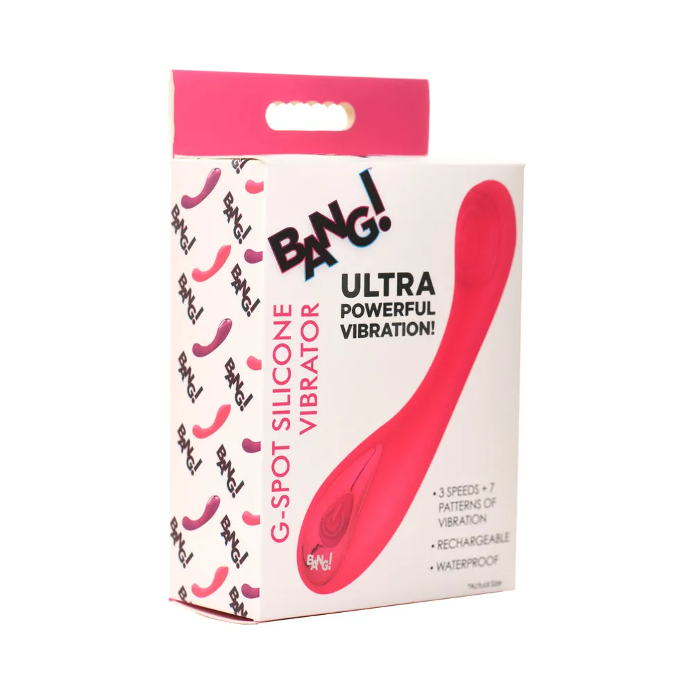 BANG! G-Spot Silicone Vibrator in Pink