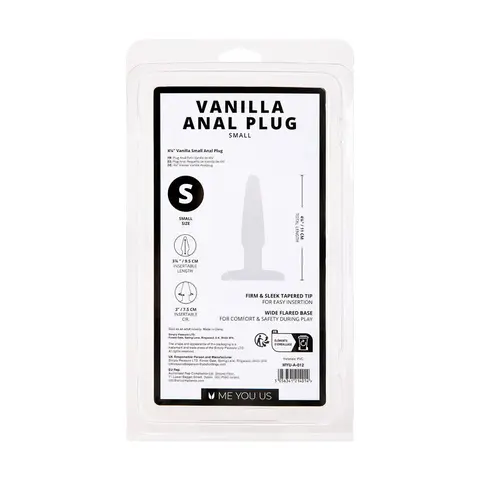 Me You Us Vanilla Small Anal Plug