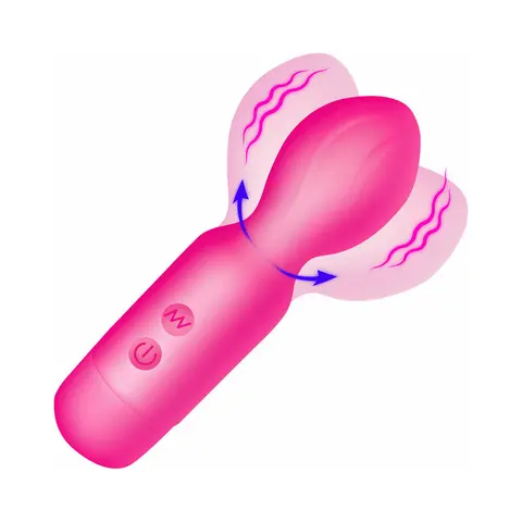 BANG! Vibrating Silicone Mini Wand in Pink