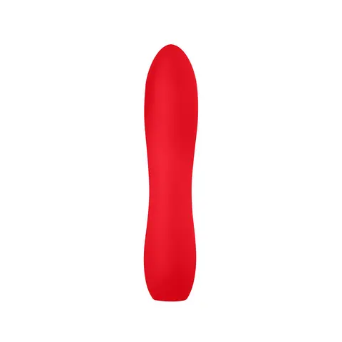 Luv Inc Lb72 Large Silicone Bullet Rechargeable Vibrator Red