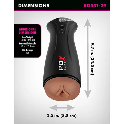 PDX Elite Fuck-Gasm in Brown