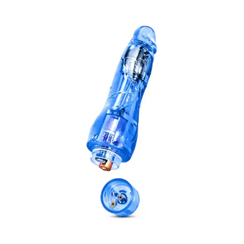 Naturally Yours Fantasy Vibe Realistic 8.5 in. Vibrating Dildo in Blue