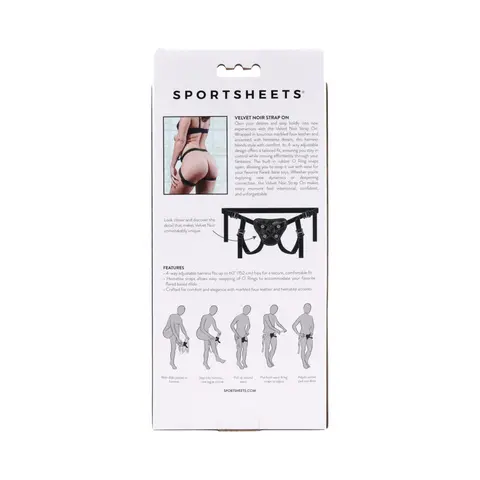 Sportsheets Velvet Noir Strap-On